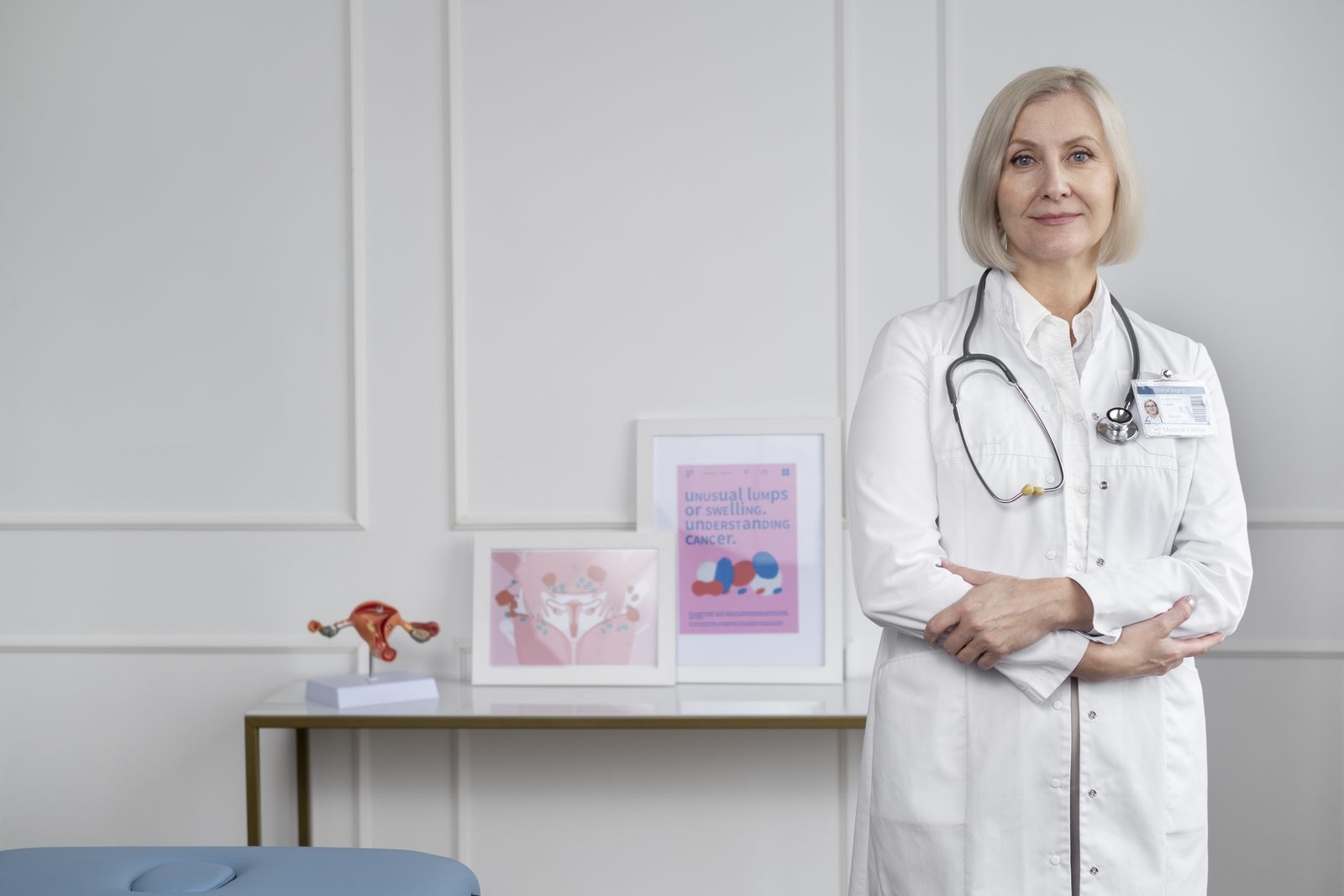 Ärztin bei einer Ultraschalluntersuchung in der Frauenheilkunde
